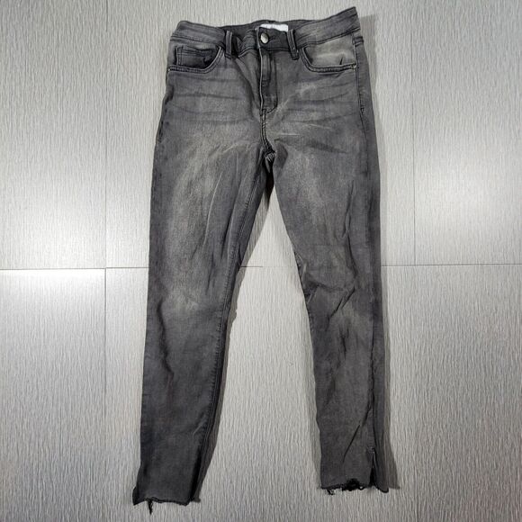 Sam Edelman The Kitten Mid Rise Skinny Ankle Jeans Gray Denim Womens Size 30 - Picture 1 of 13